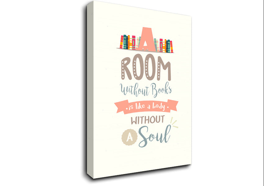 A Room Without Books Canvas Wall Art