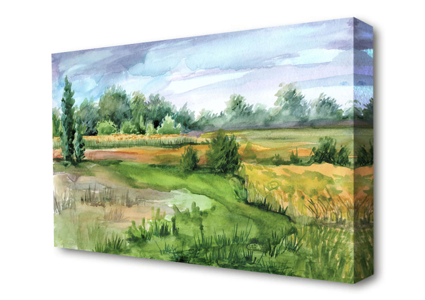 A Trip To The Countryside Canvas Art