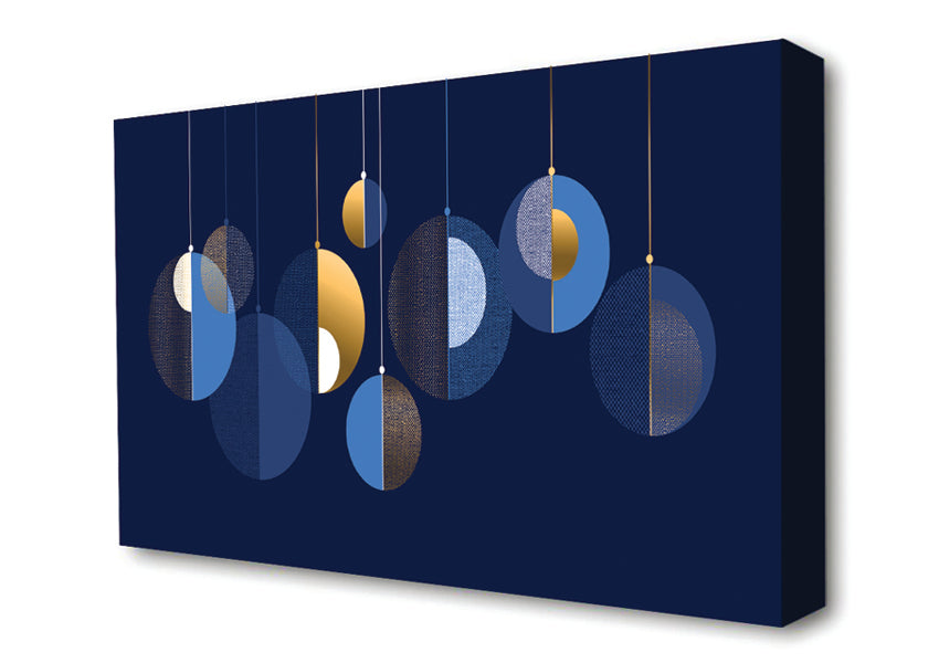 A Hint Of Christmas Baubles Canvas Wall Art