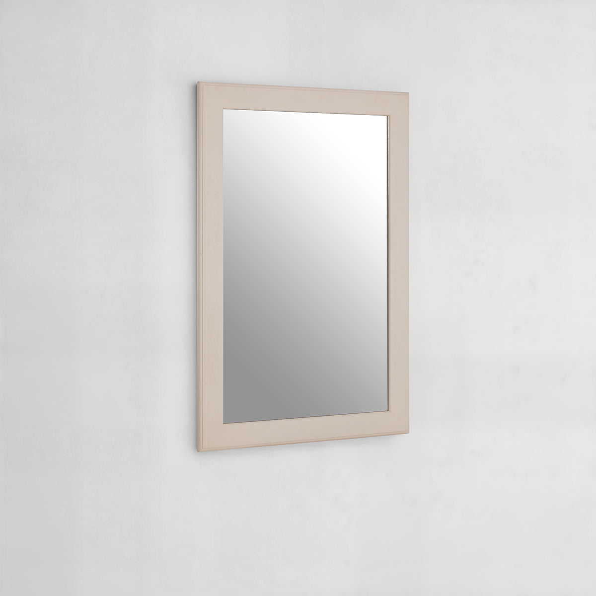 Heritage Antique White Wall Mirror