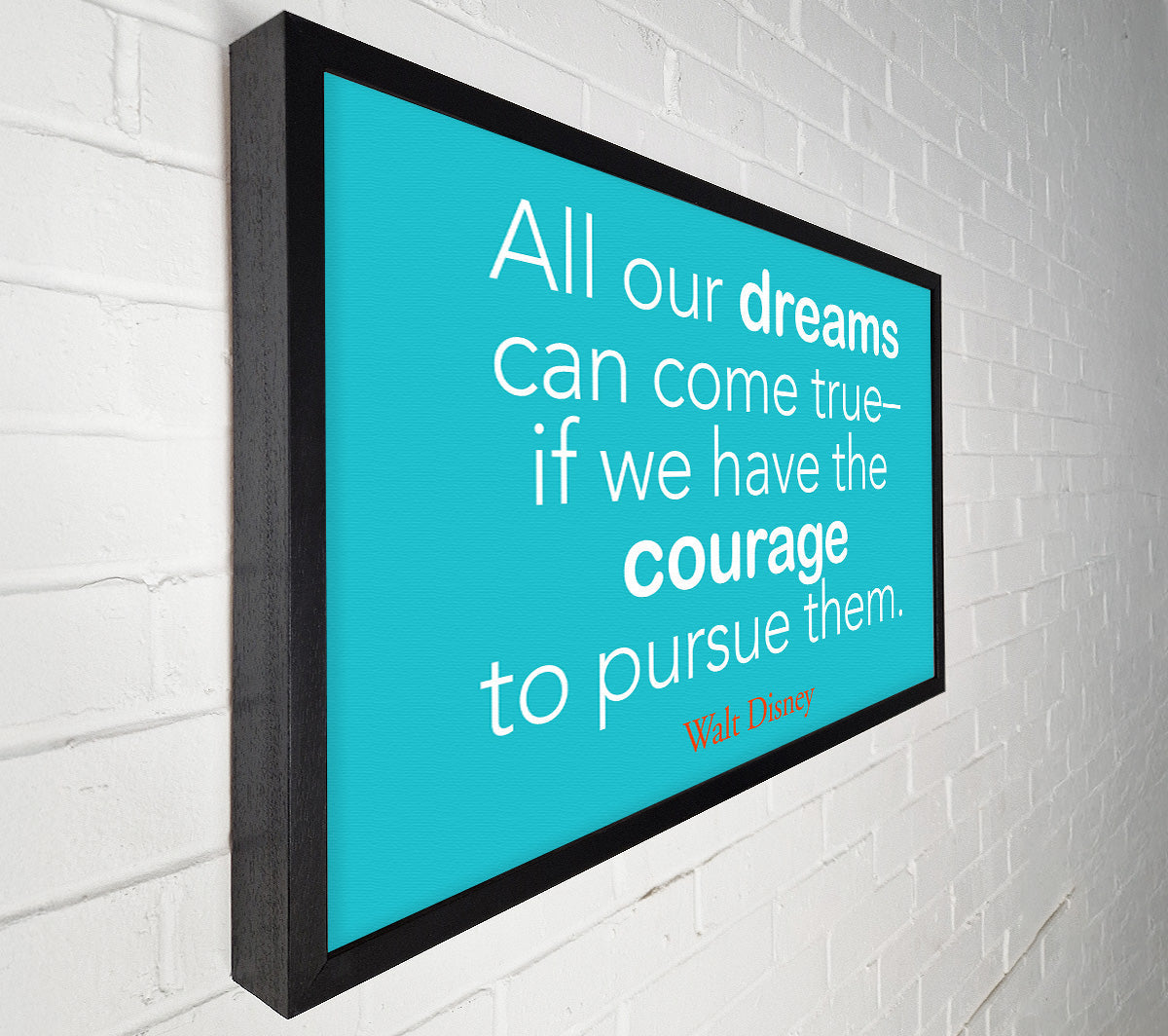 Walt Disney All Our Dreams Canvas Wall Art