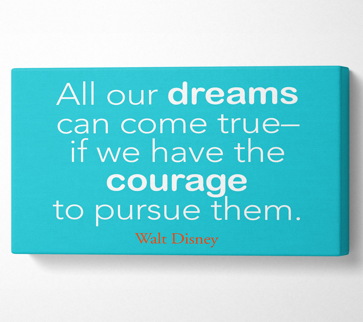Walt Disney All Our Dreams Canvas Wall Art