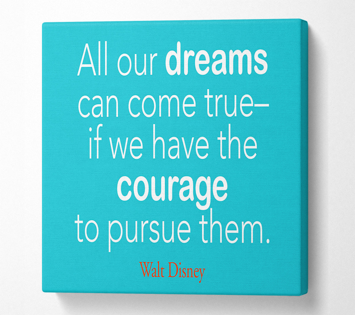 Walt Disney All Our Dreams Canvas Wall Art
