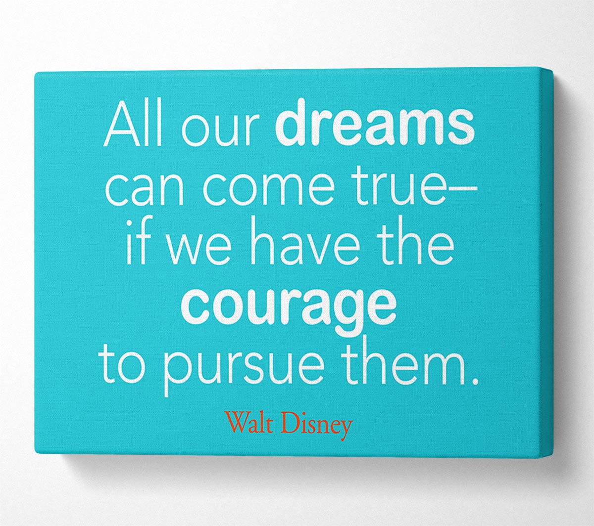 Walt Disney All Our Dreams Canvas Wall Art