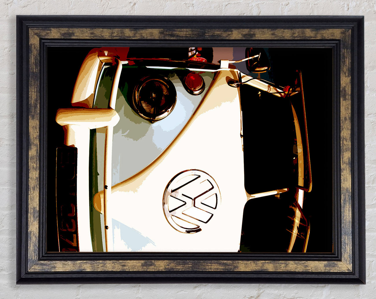 VW Camper Retro Framed Print