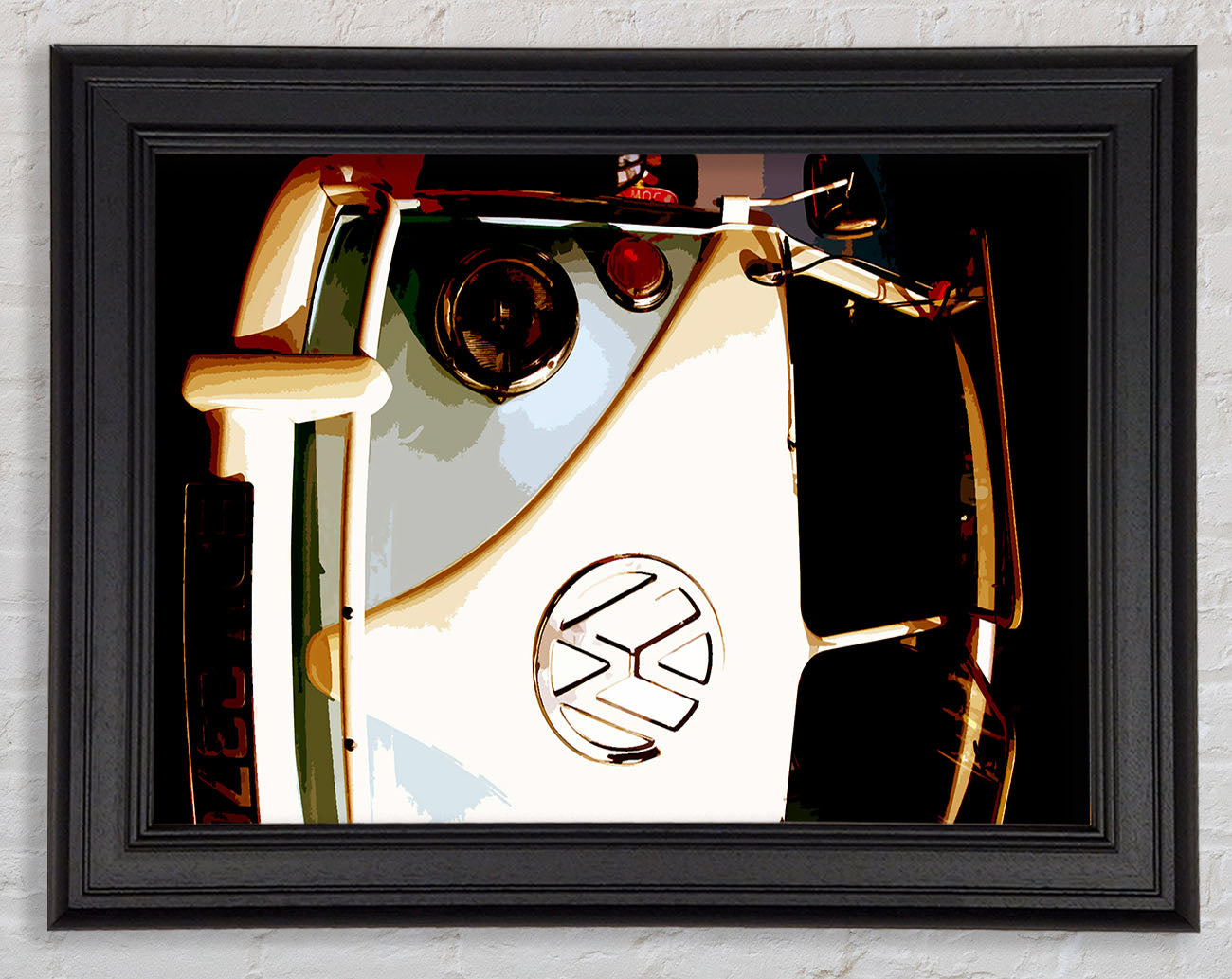 VW Camper Retro Framed Print