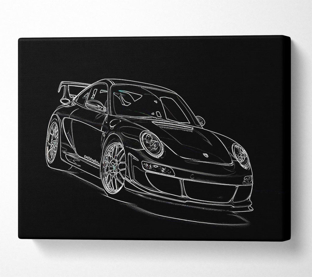 Porsche Gt3 Canvas Wall Art