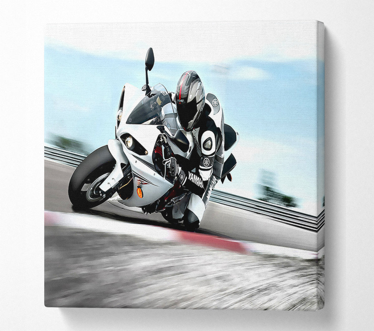 2009 Yamaha Yzf R1 Canvas Wall Art