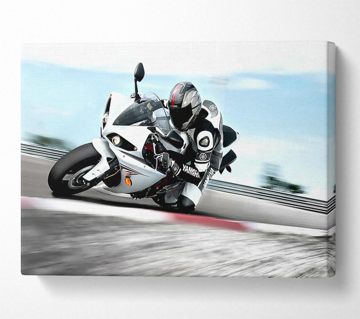 2009 Yamaha Yzf R1 Canvas Wall Art