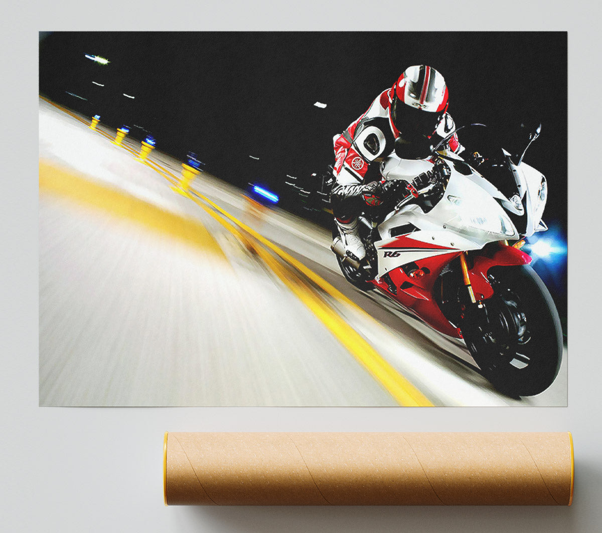 2007 Yamaha Yzfr6 Race Print