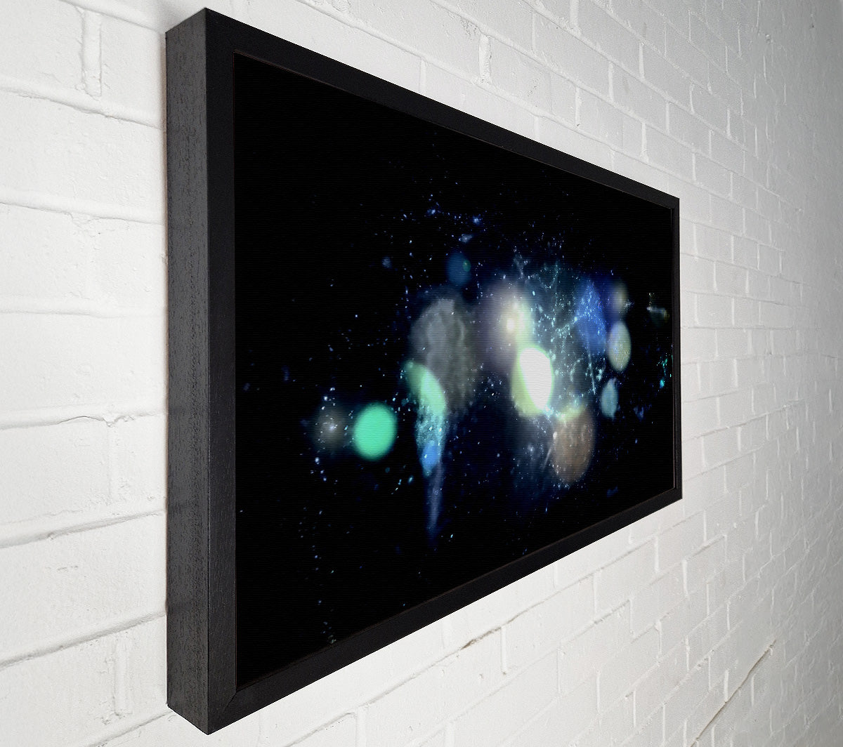 Space Orbs Canvas Wall Art
