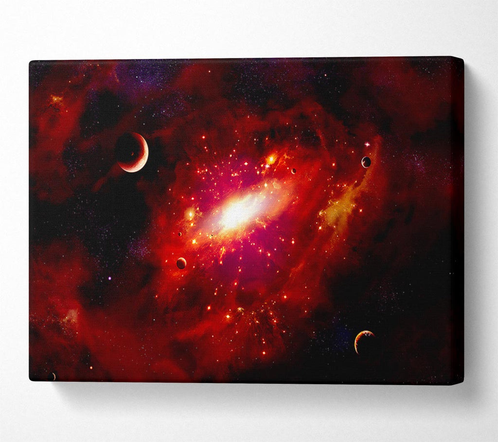 A Star Is Born Pink Canvas Wall Art