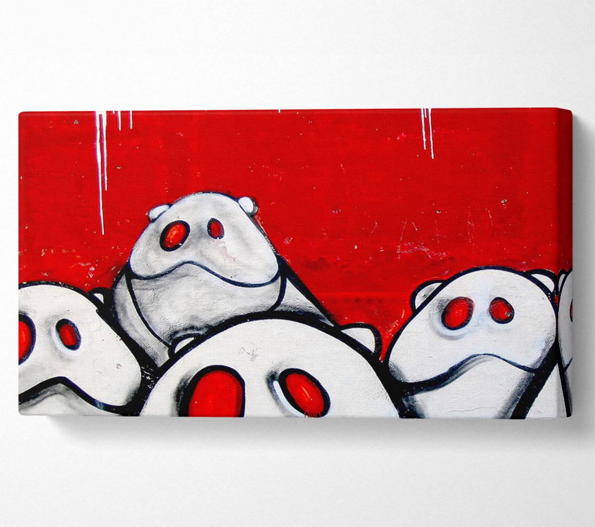 3116-Strange Animals Canvas Wall Art