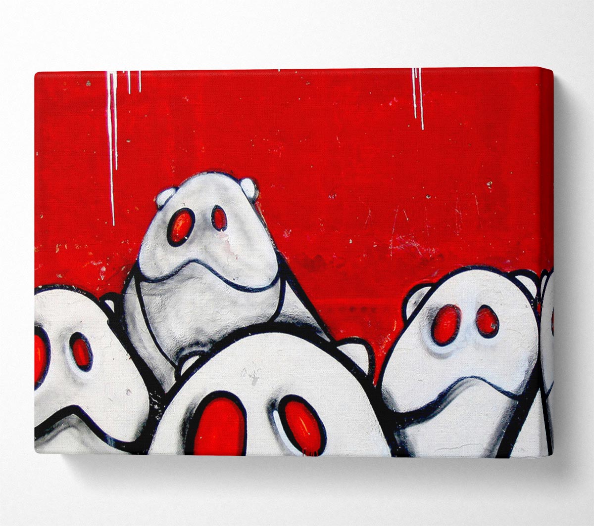 3116-Strange Animals Canvas Wall Art