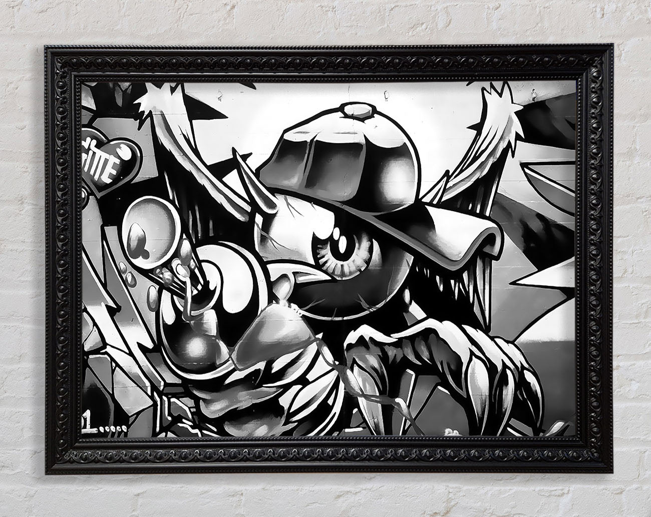 Spray Can Kid Framed Print