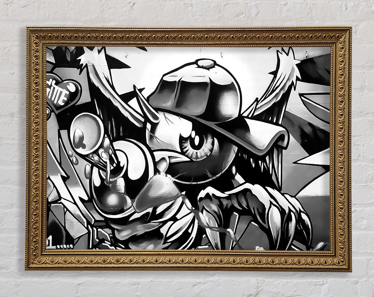Spray Can Kid Framed Print