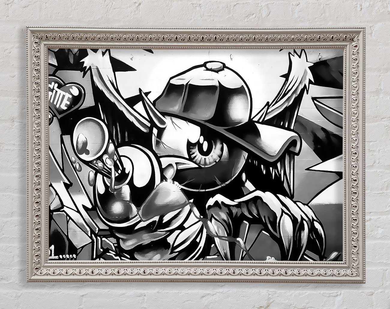 Spray Can Kid Framed Print