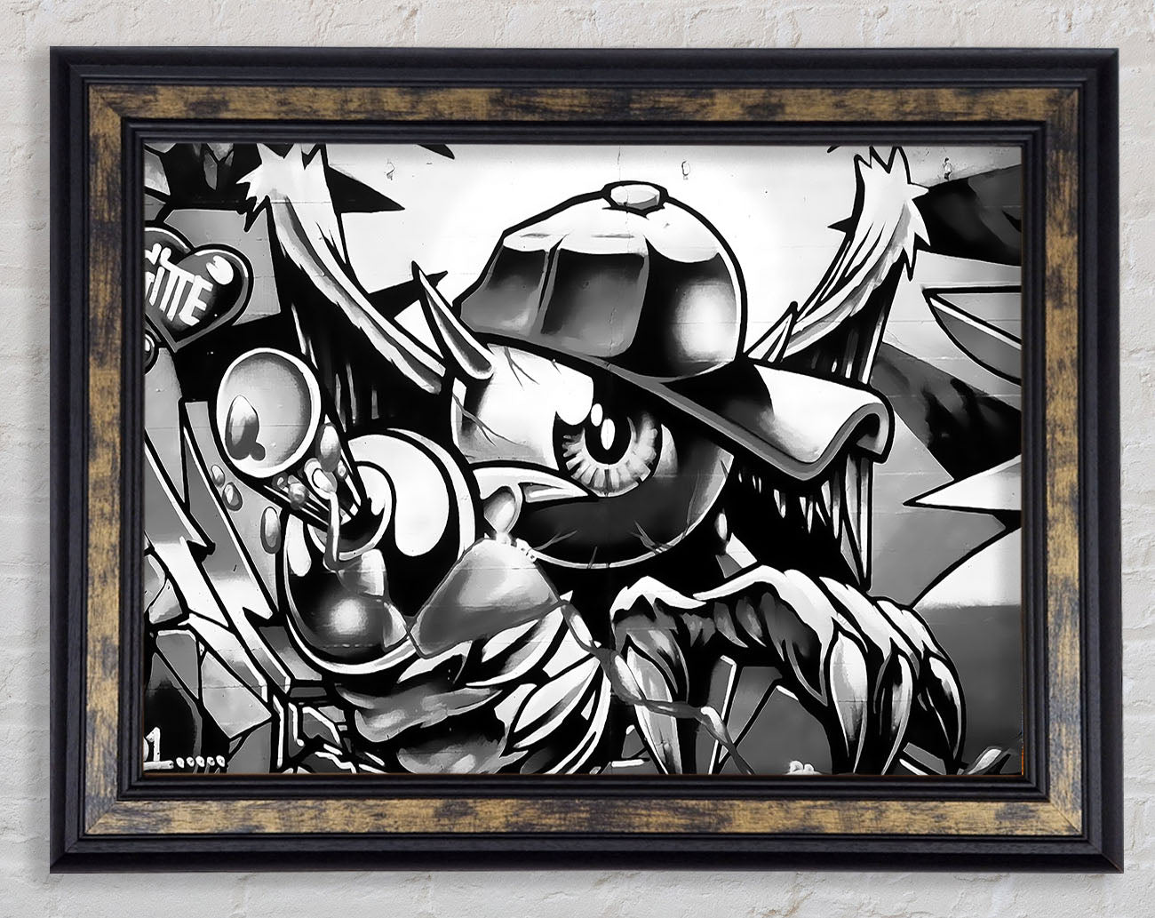 Spray Can Kid Framed Print