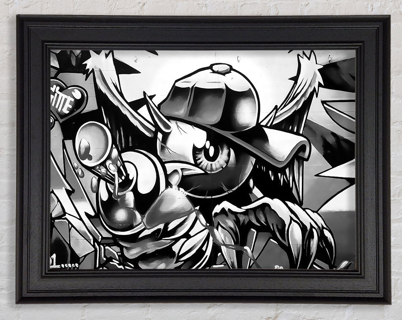Spray Can Kid Framed Print