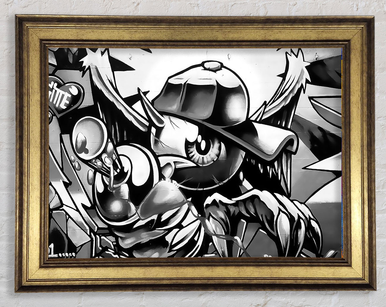 Spray Can Kid Framed Print