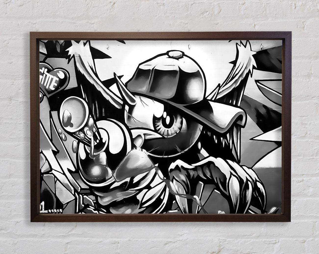 Spray Can Kid Framed Print