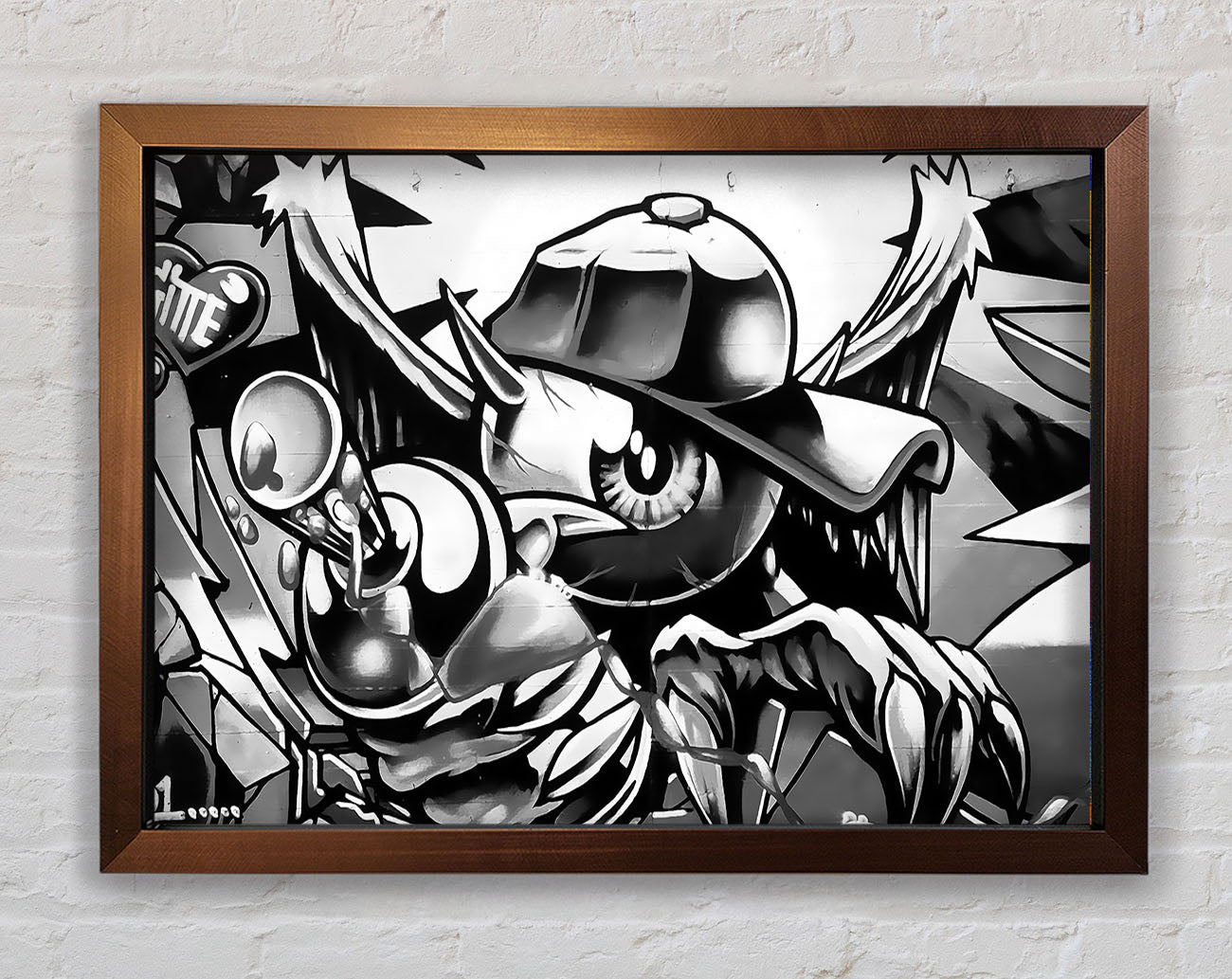 Spray Can Kid Framed Print