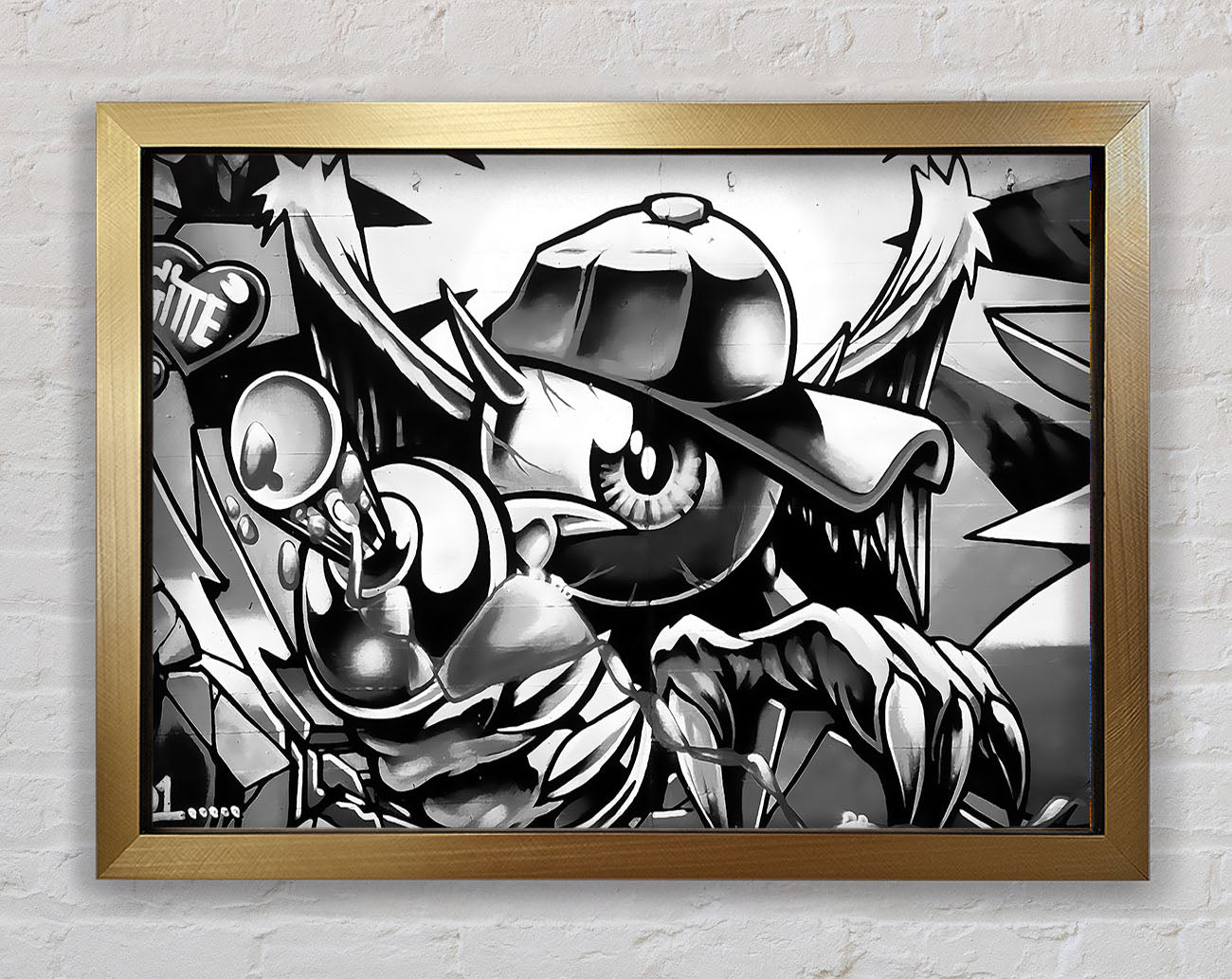 Spray Can Kid Framed Print
