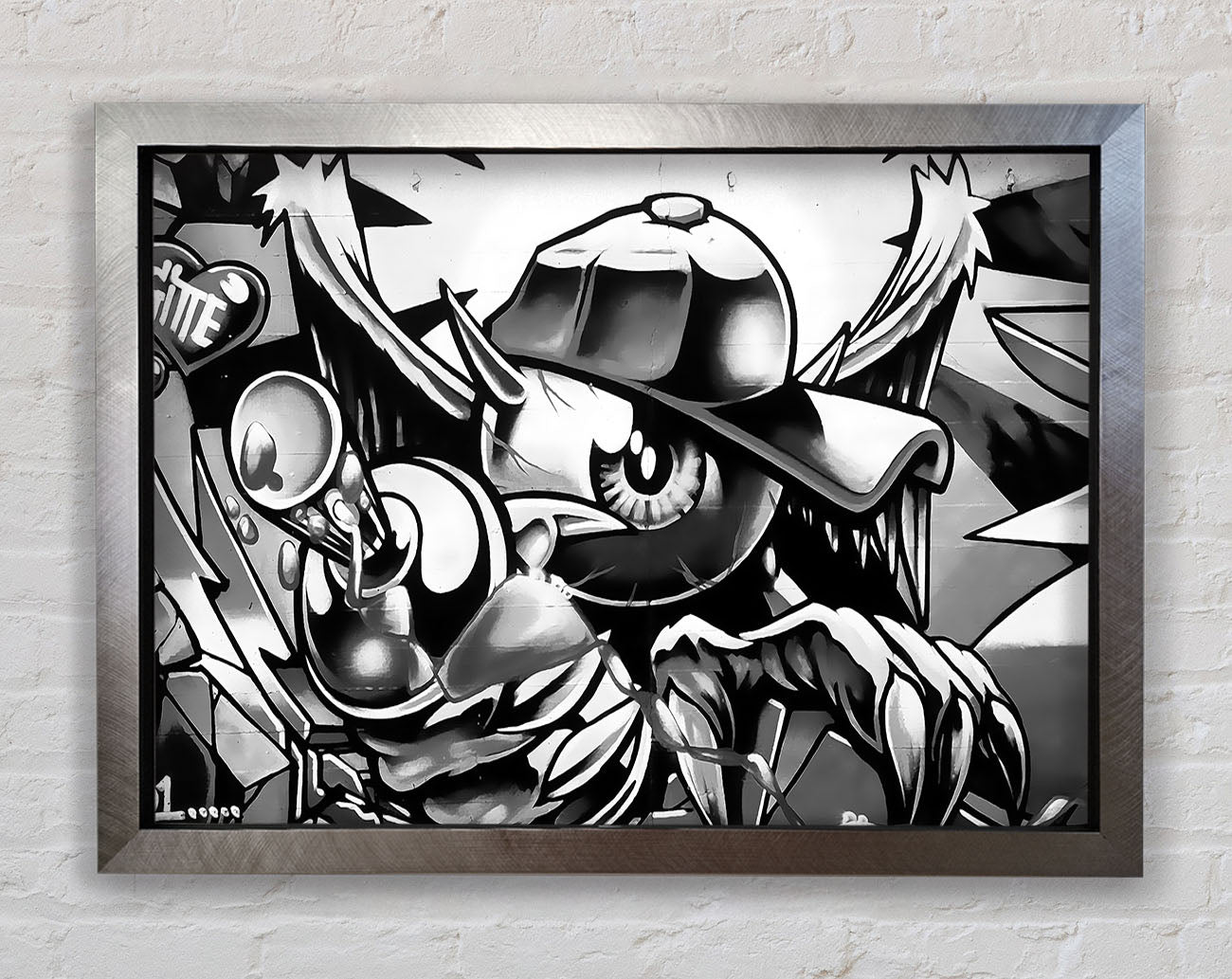 Spray Can Kid Framed Print
