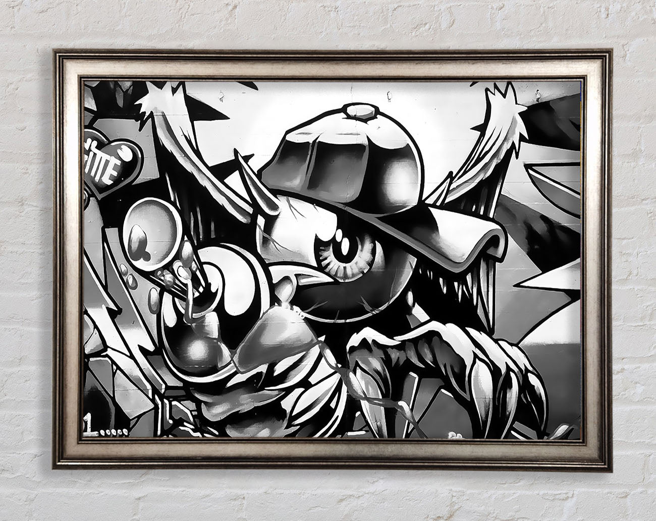 Spray Can Kid Framed Print