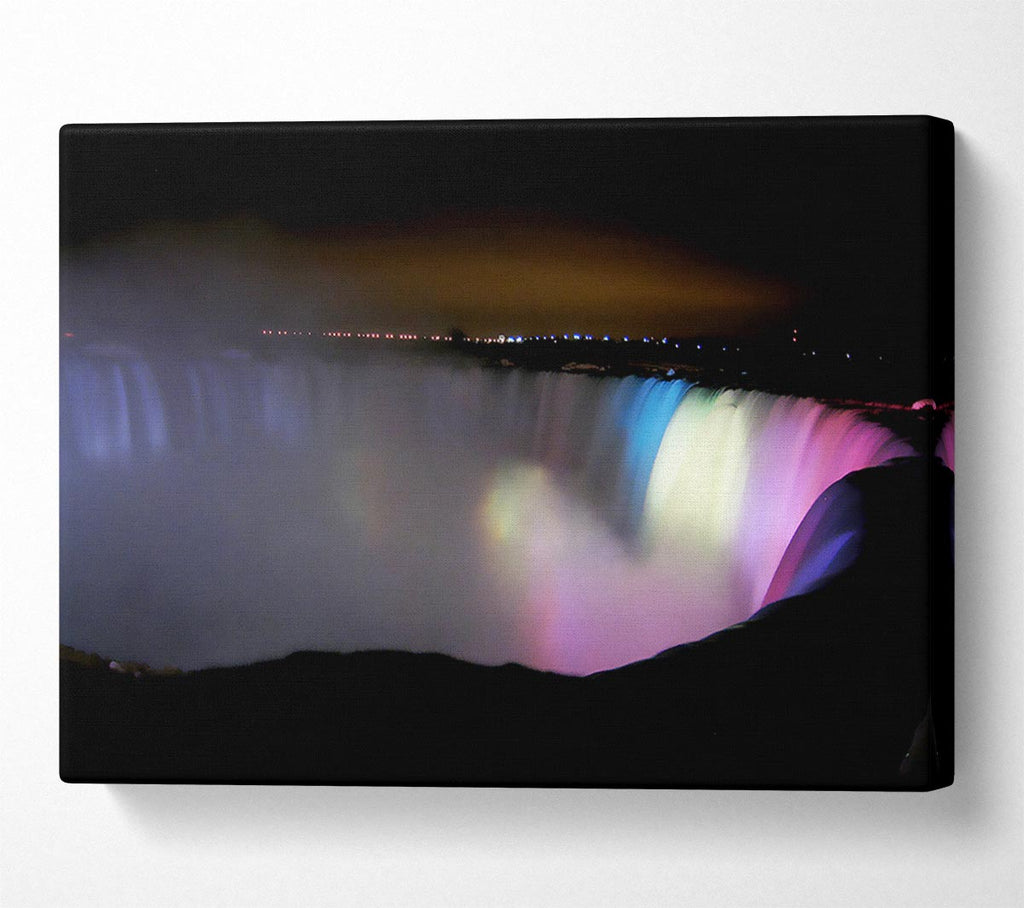 Victoria Falls Light Show Canvas Wall Art