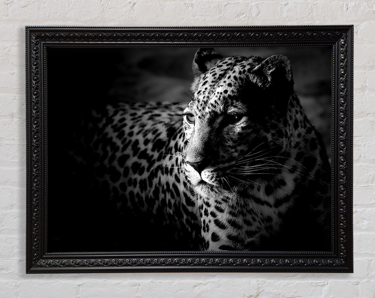 Dark Cheetah Framed Print