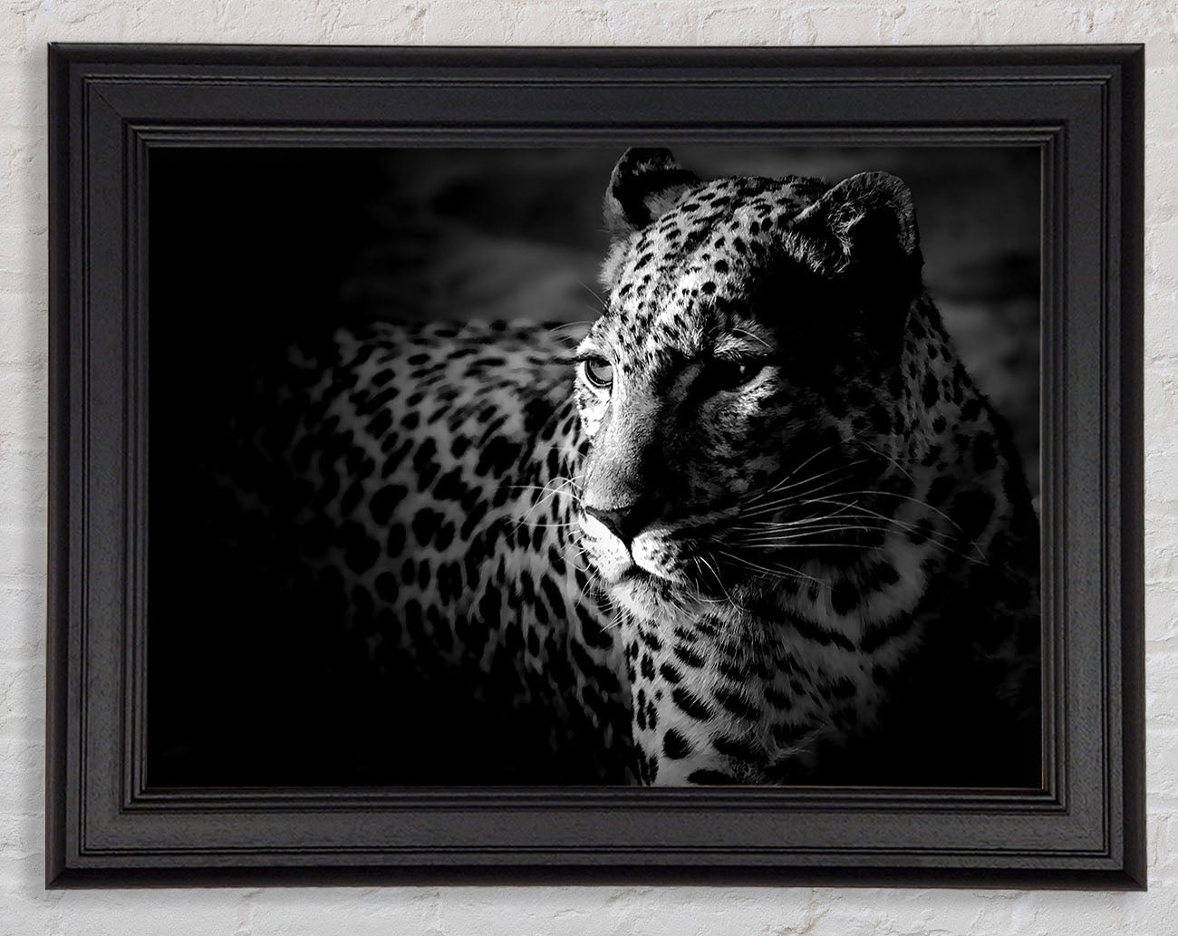 Dark Cheetah Framed Print