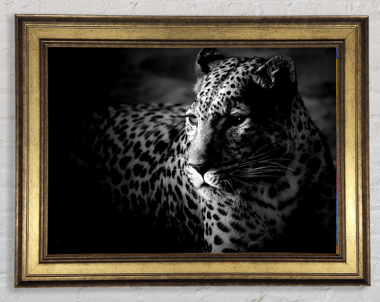Dark Cheetah Framed Print