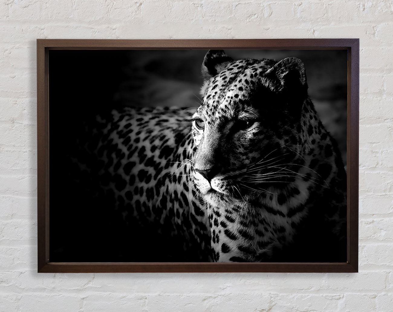 Dark Cheetah Framed Print