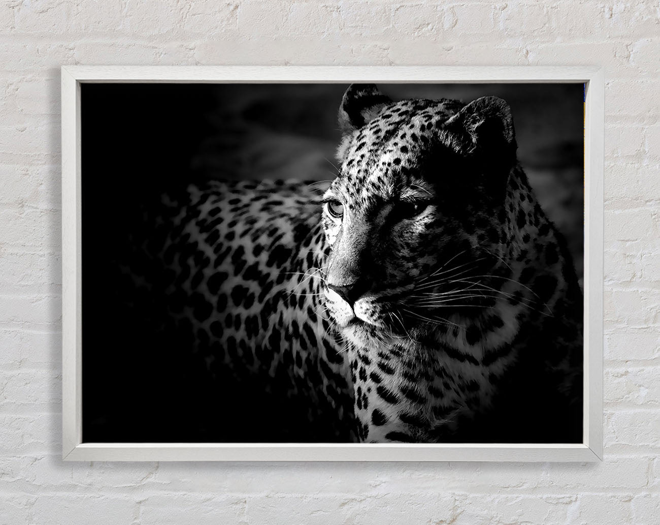 Dark Cheetah Framed Print