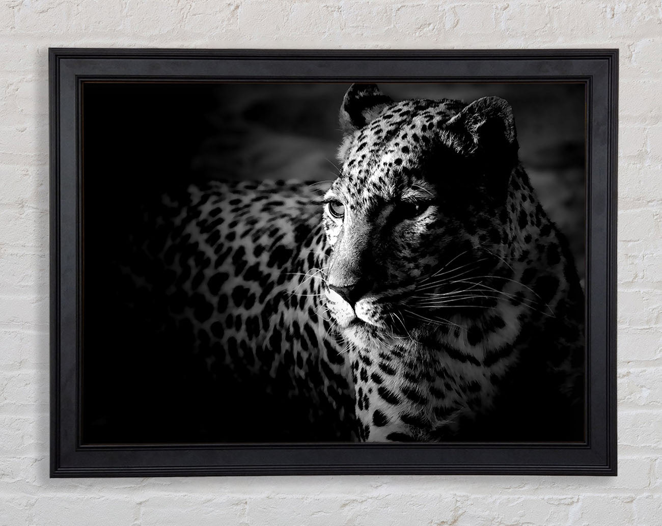 Dark Cheetah Framed Print