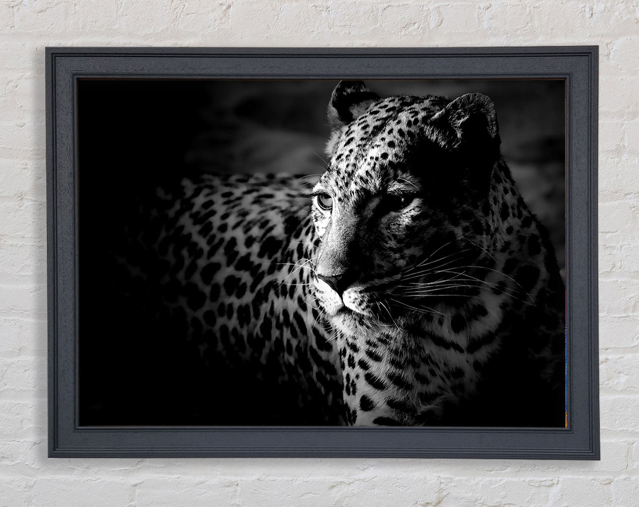 Dark Cheetah Framed Print