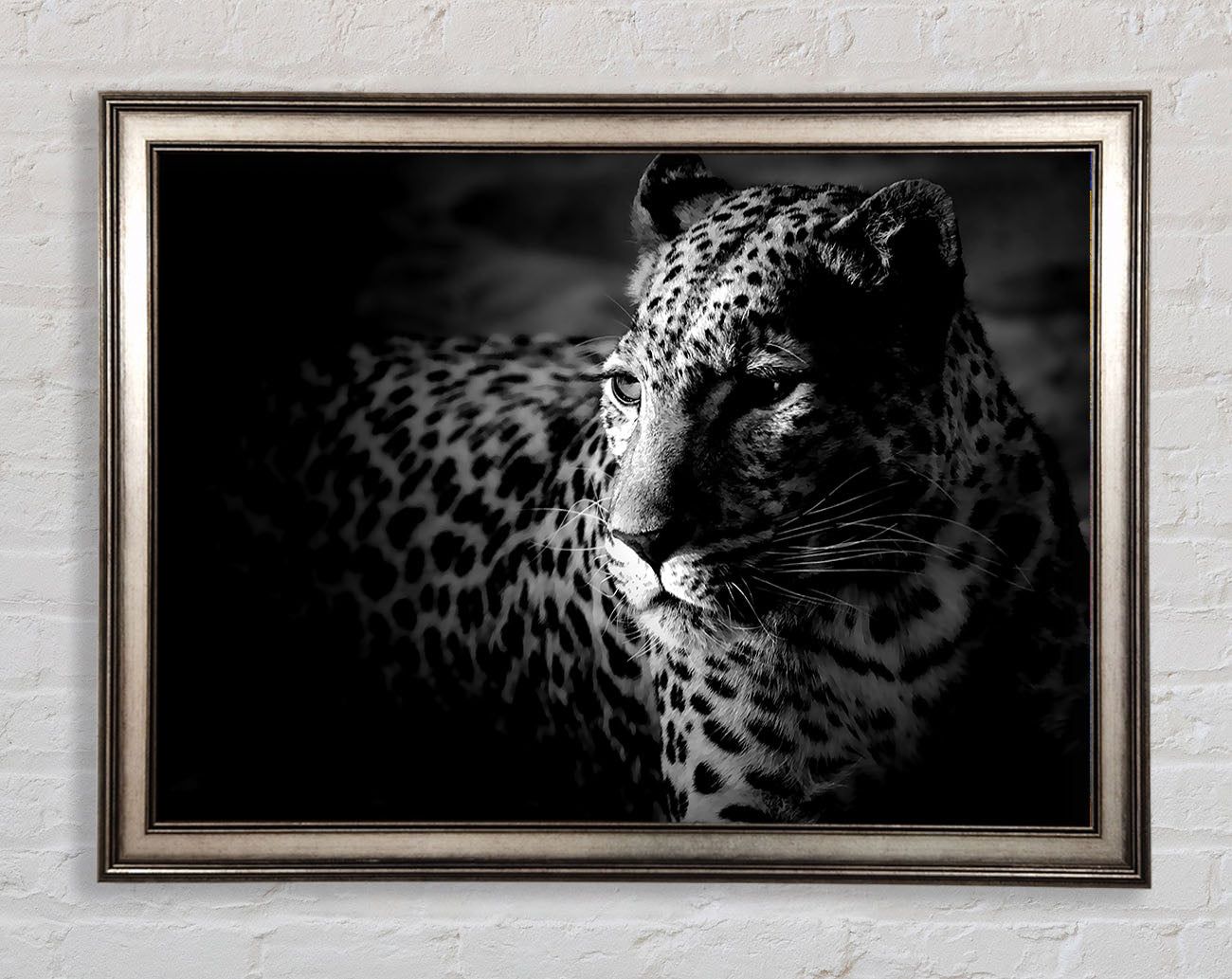Dark Cheetah Framed Print