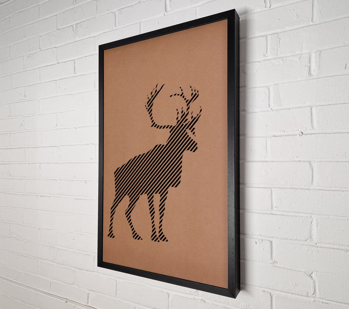 Standing Stag Canvas Wall Art