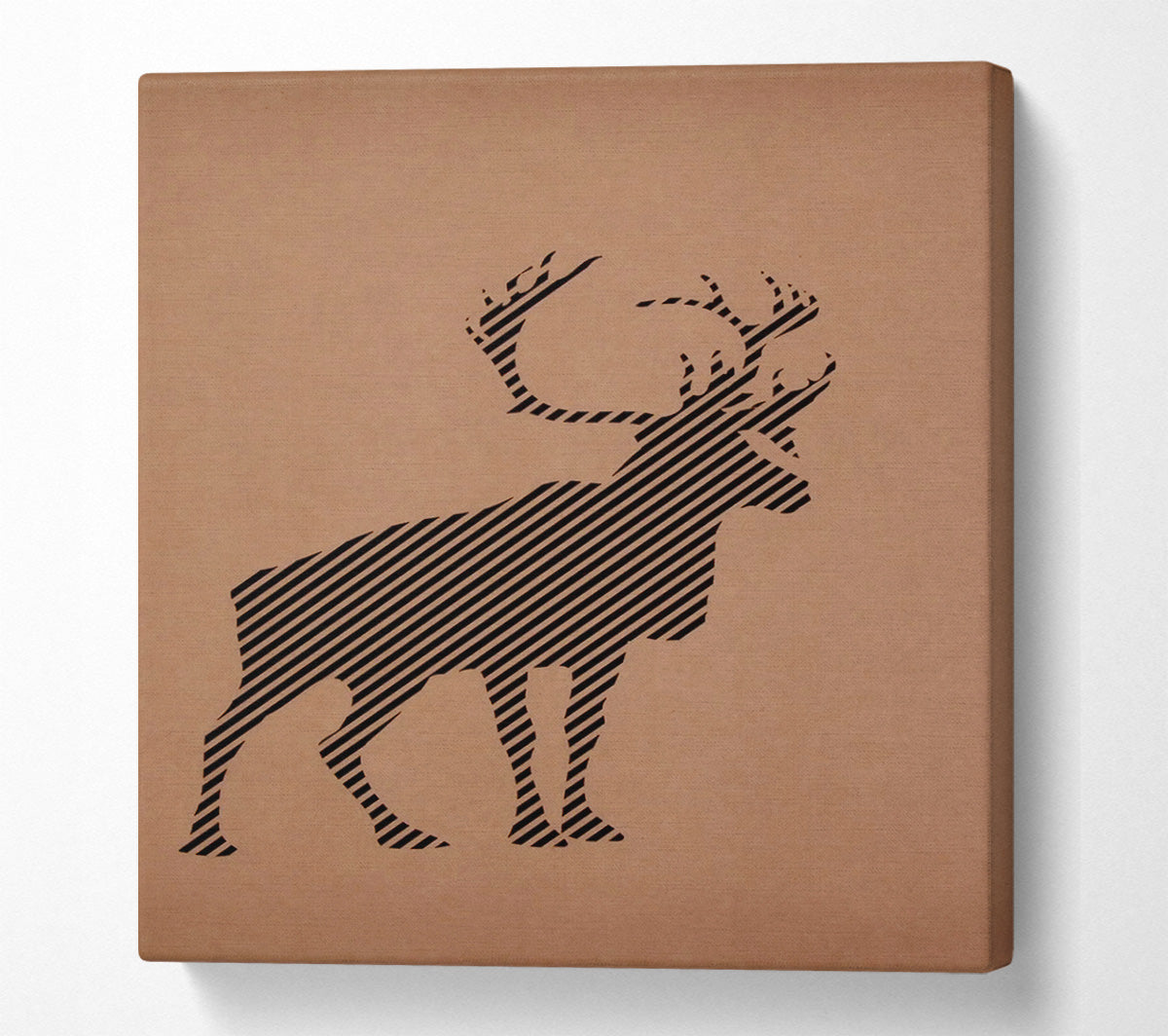 Standing Stag Canvas Wall Art
