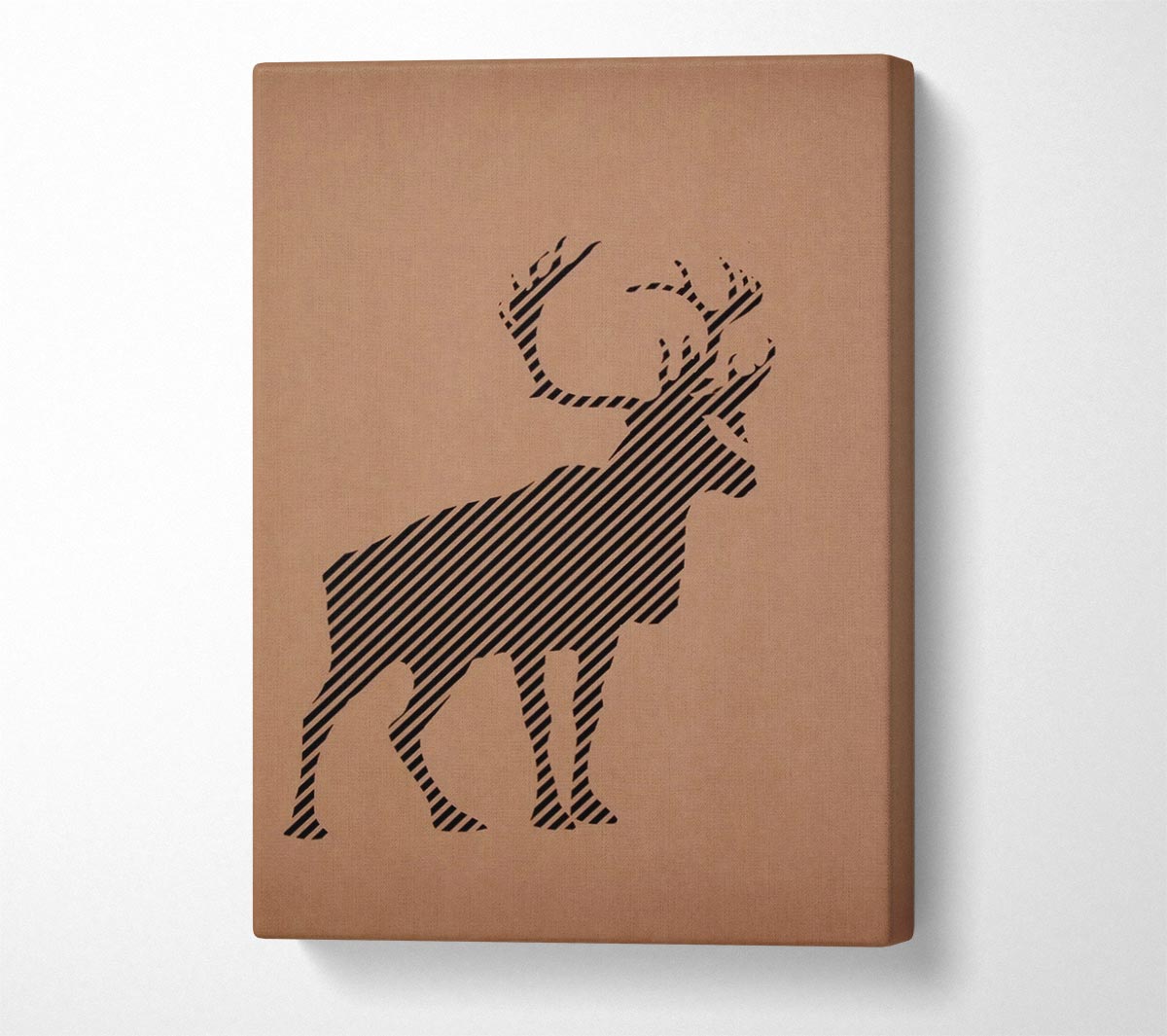 Standing Stag Canvas Wall Art