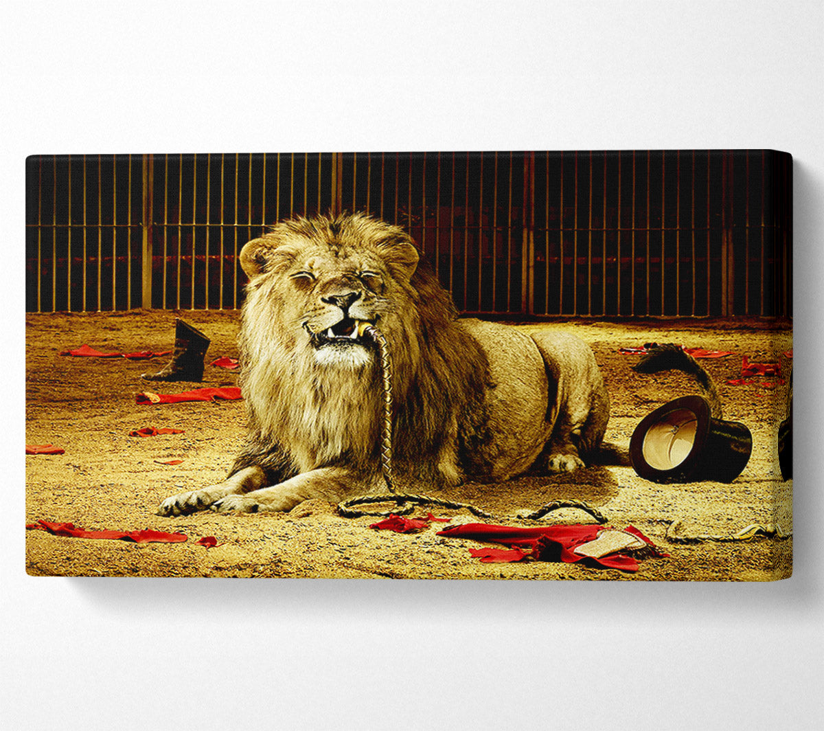 The Lion Tamer Canvas Wall Art