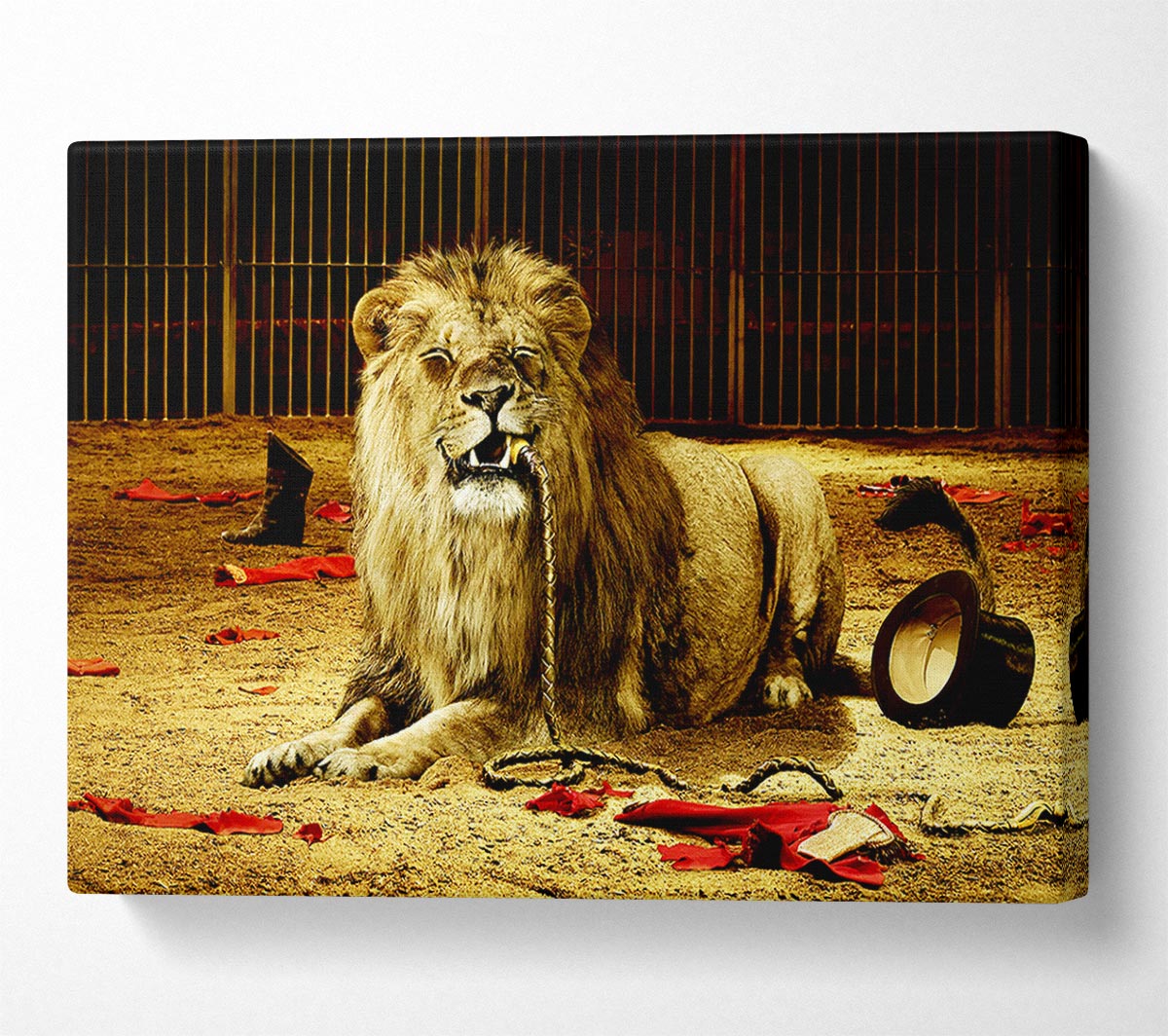 The Lion Tamer Canvas Wall Art