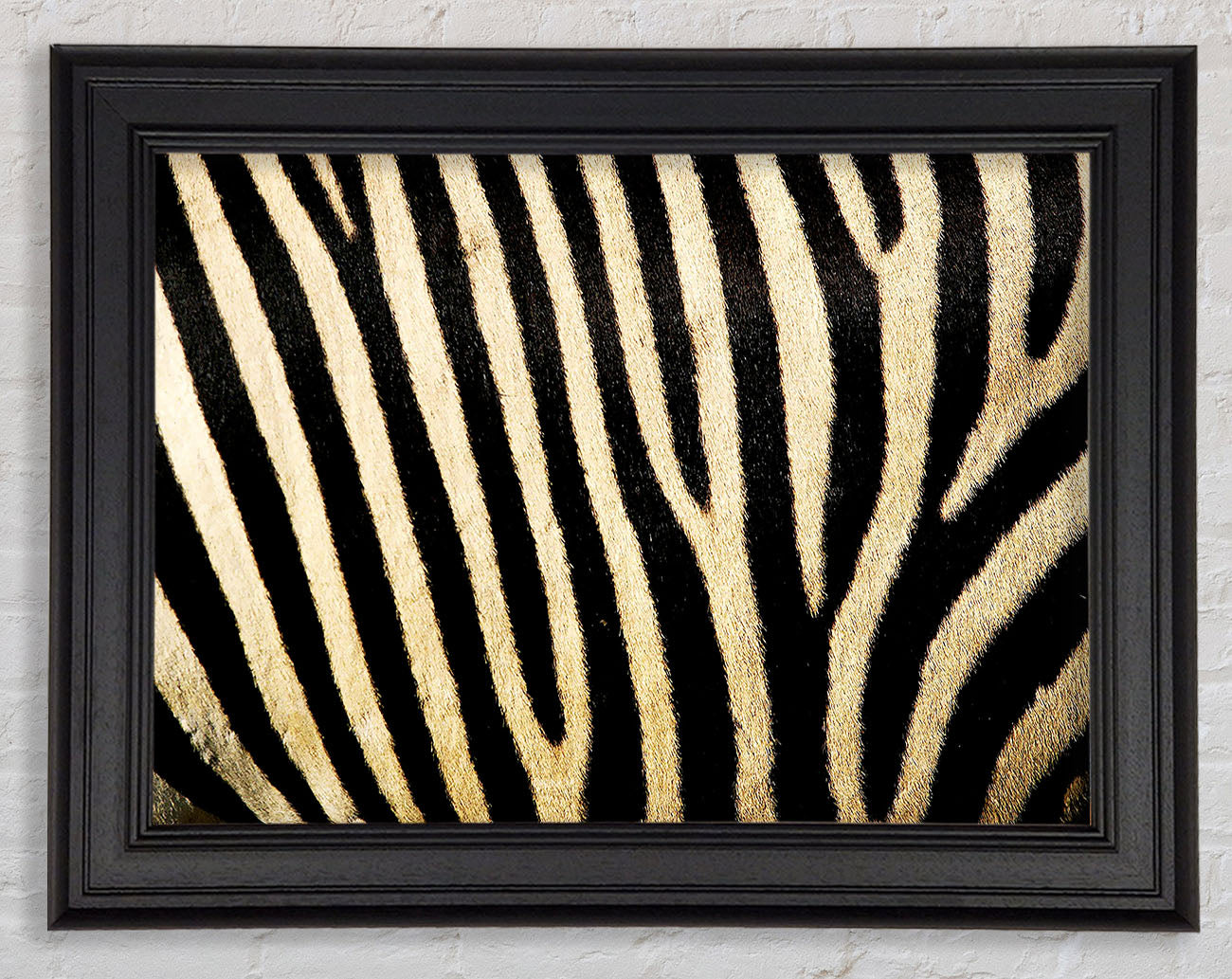 Zebra Pattern Framed Print