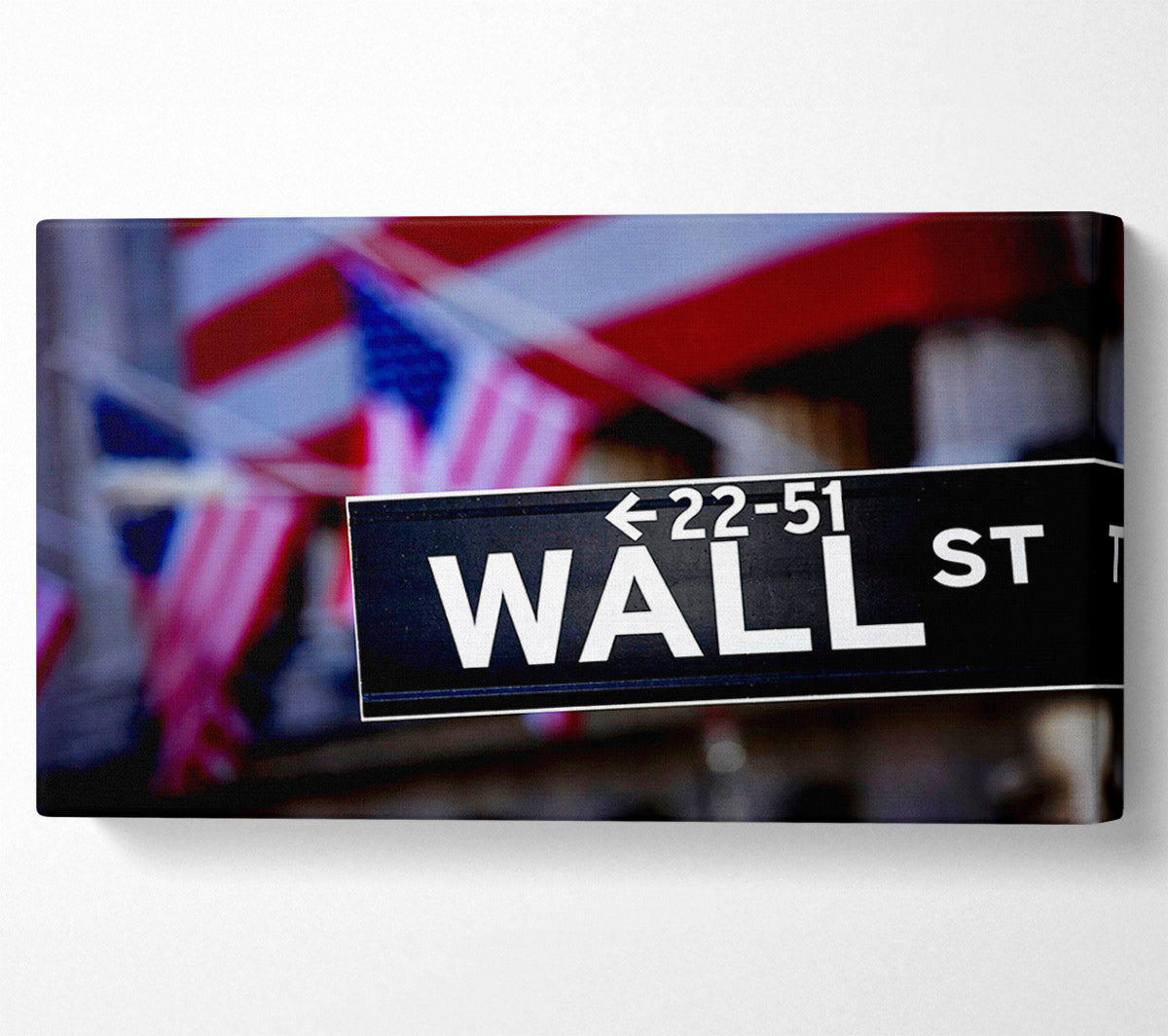 Wall Street American Canvas Wall Art
