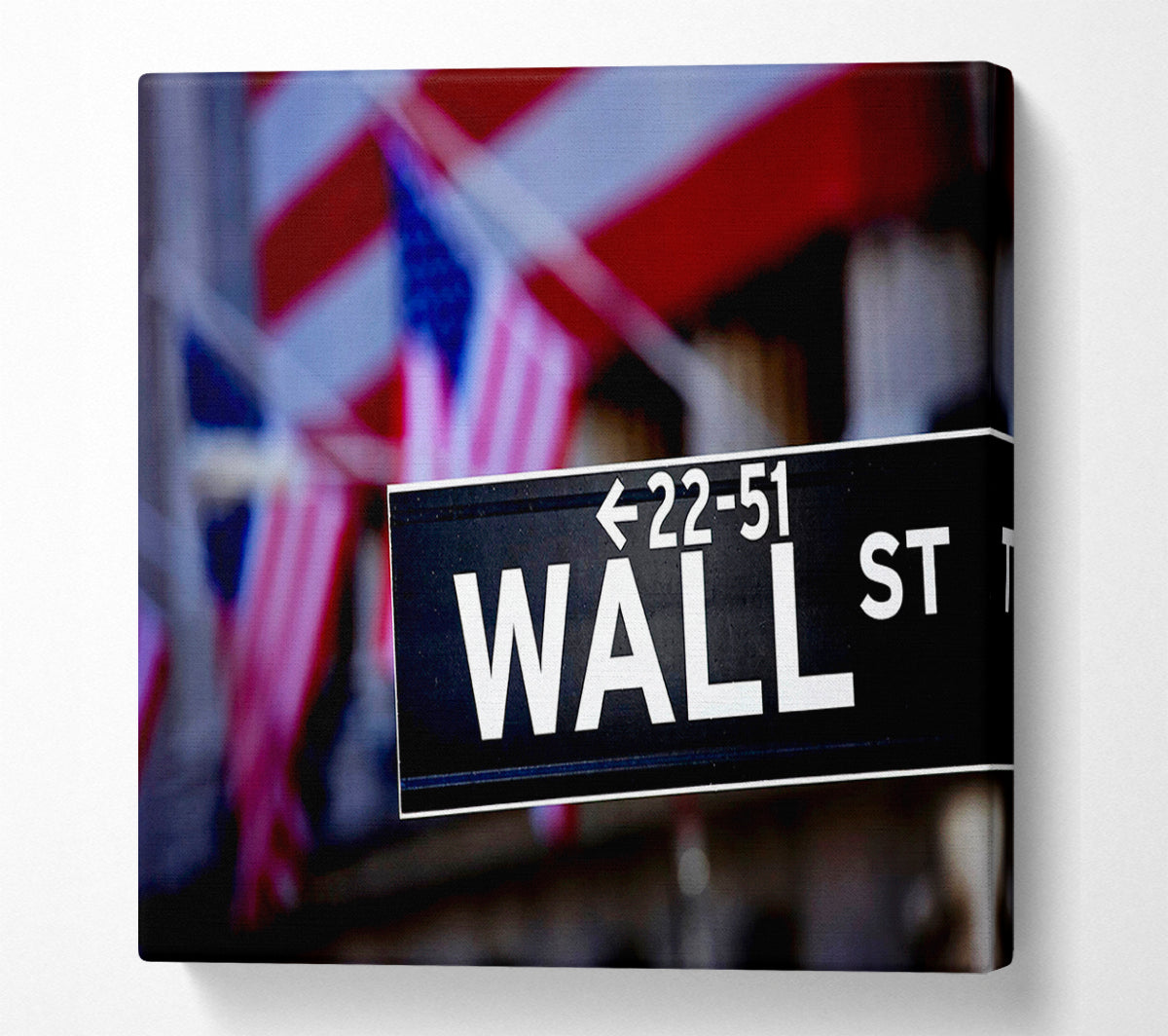 Wall Street American Canvas Wall Art