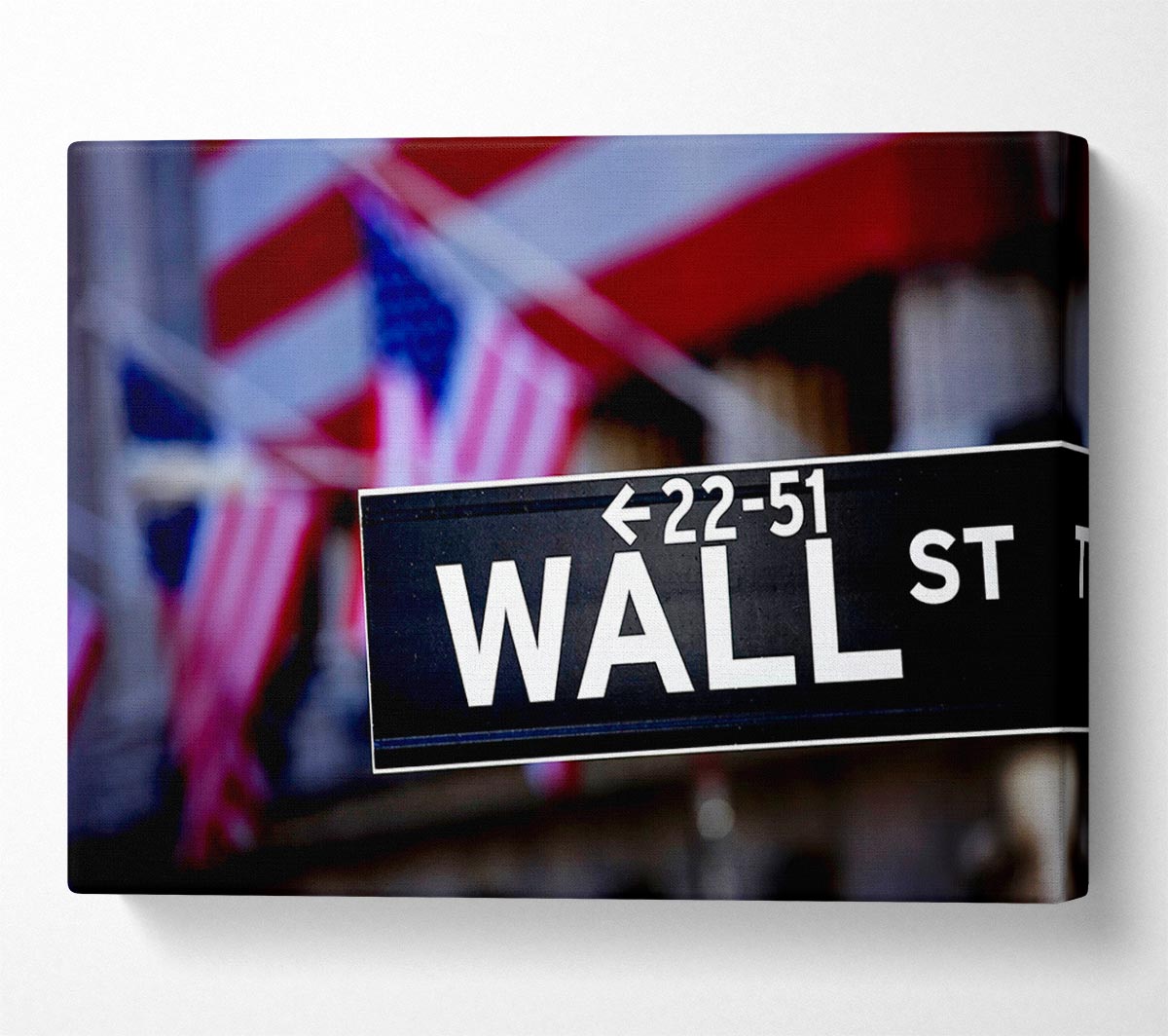 Wall Street American Canvas Wall Art