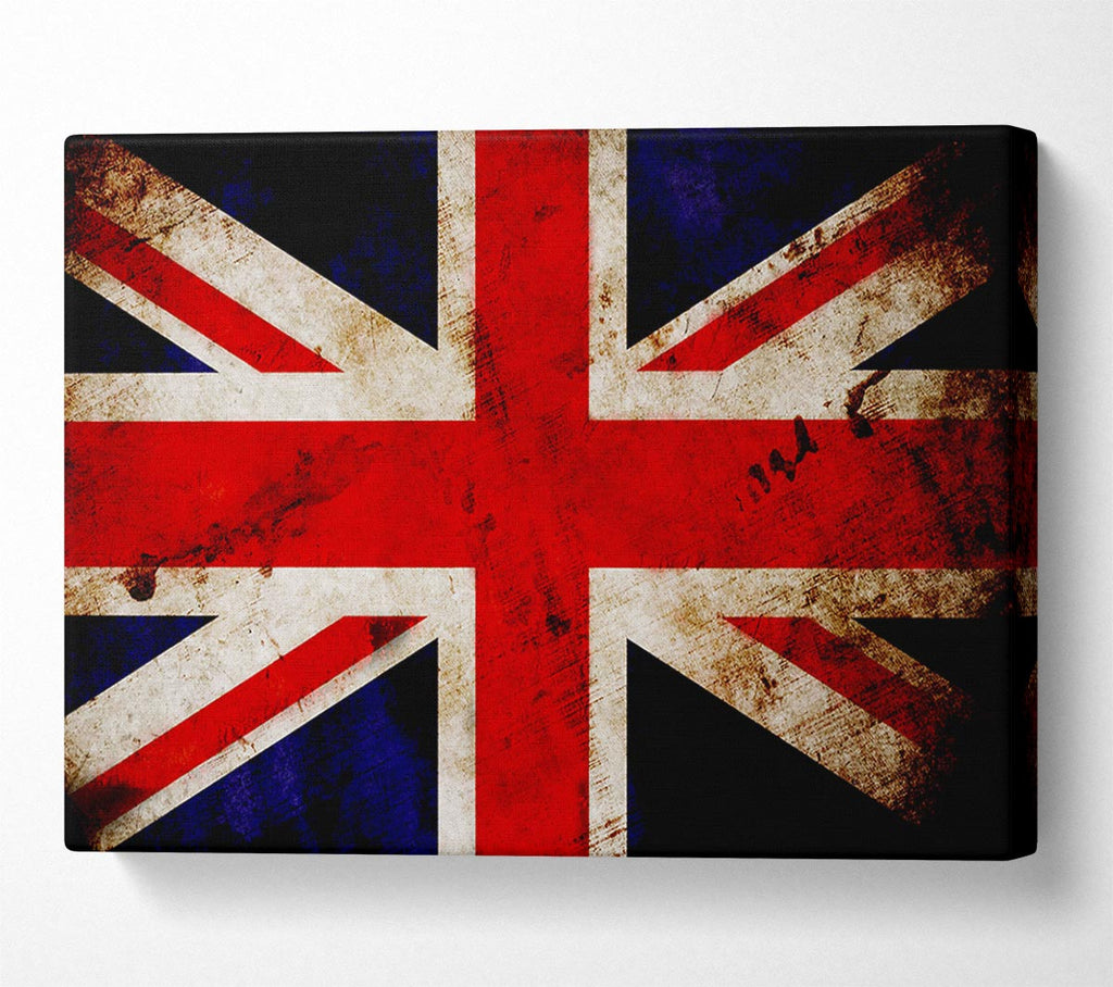 Uk Grunge Canvas Wall Art