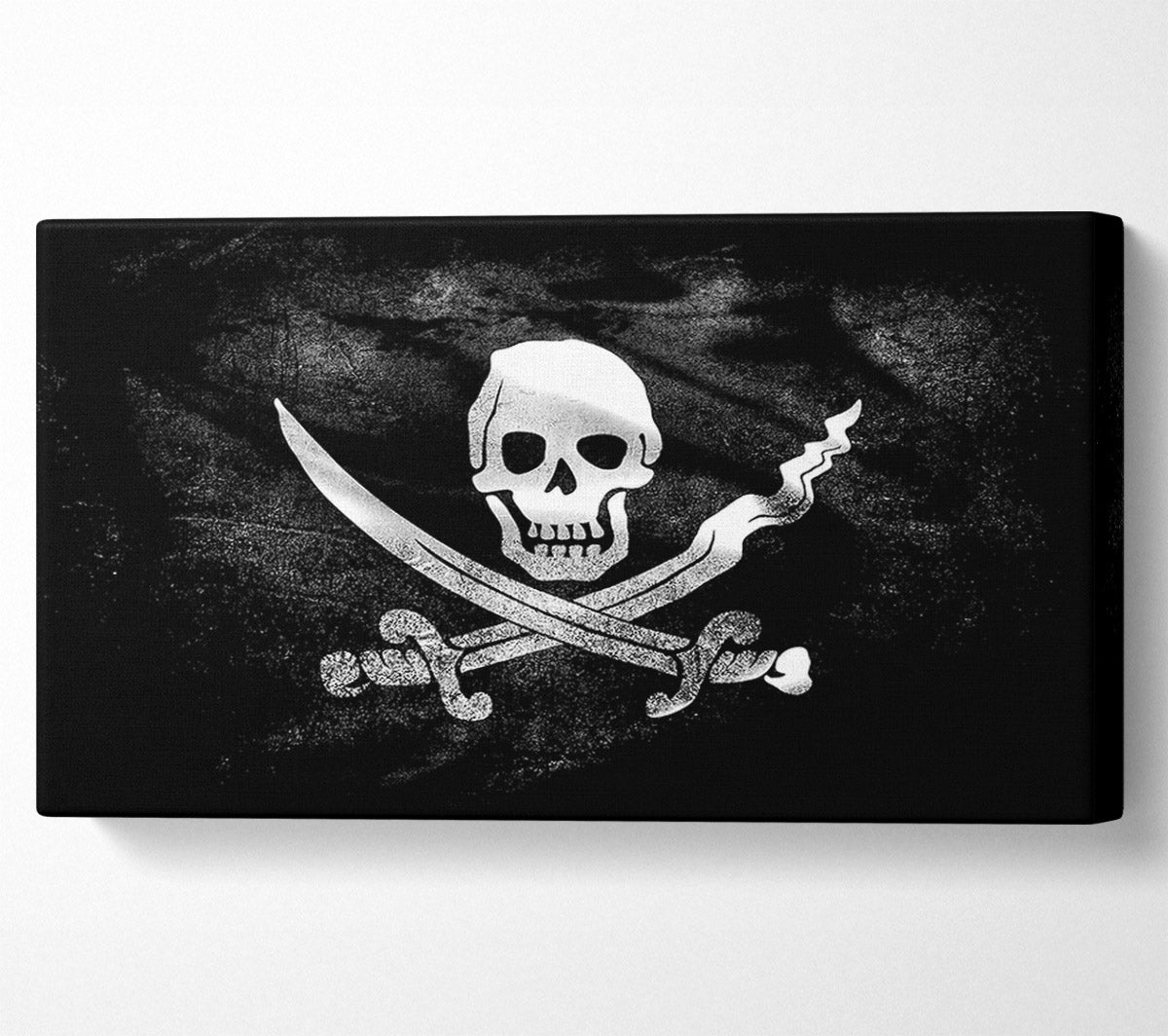Skull And Crossbone Canvas Wall Art