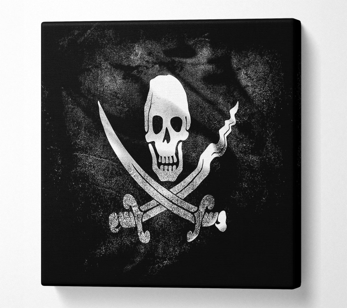 Skull And Crossbone Canvas Wall Art